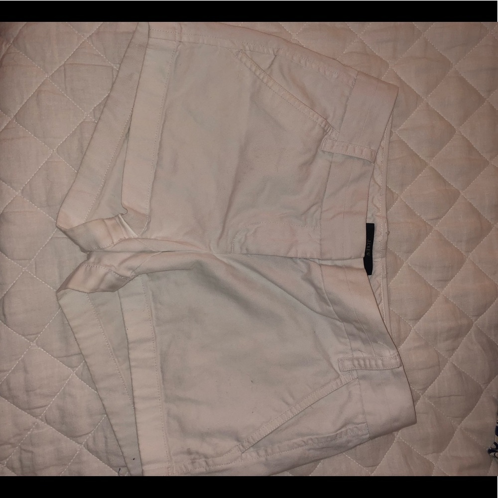 J Crew white shorts